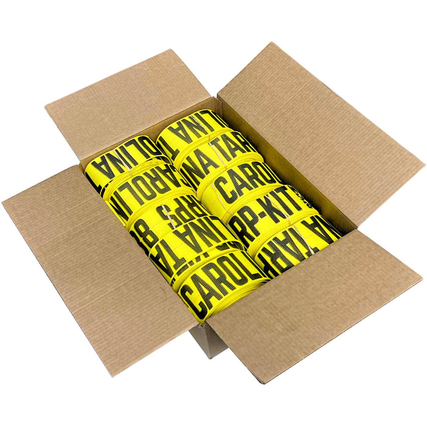 10 pack - Flatbed Straps 4 x 30' Winch Strap 5,400 WLL Flat Hook - MADE IN USA